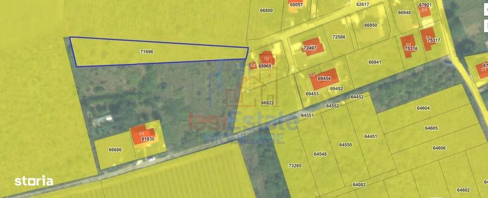 Ocazie! Visan TEREN 1616mp intravilan lot pt constructie casa