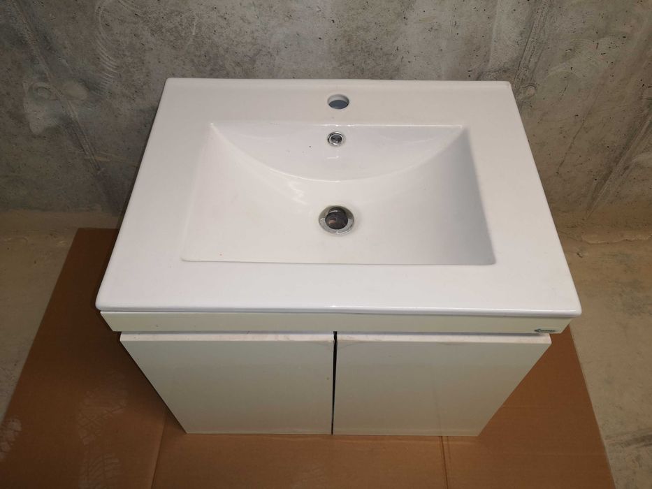 Vand mobilier baie fara lavoar, PAL, alb, NOU