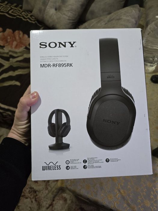 SONY MDR-RF895RK – ORIGINAL, YANGI Wireless quloqchin