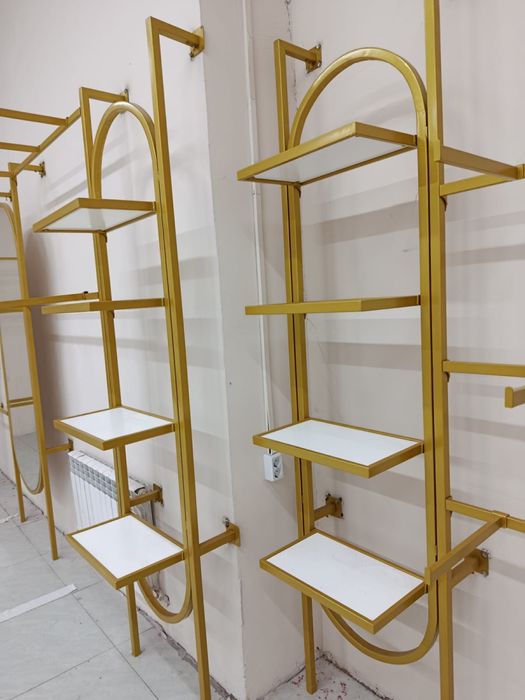 Стеллаж витрина зеркала