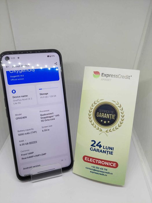 OnePlus Nord CE2 Lite 5G [34581/30 Pacurari 2] Garantie 2 ani!!