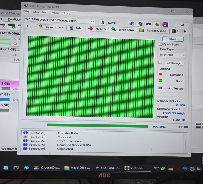 M2 NVme Samsung PM981 1TB SSD диск