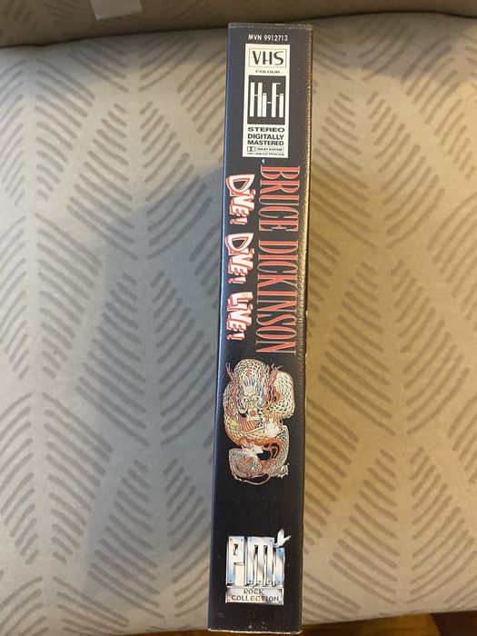 Bruce Dickinson VHS Iron Maiden Ultra Rare.