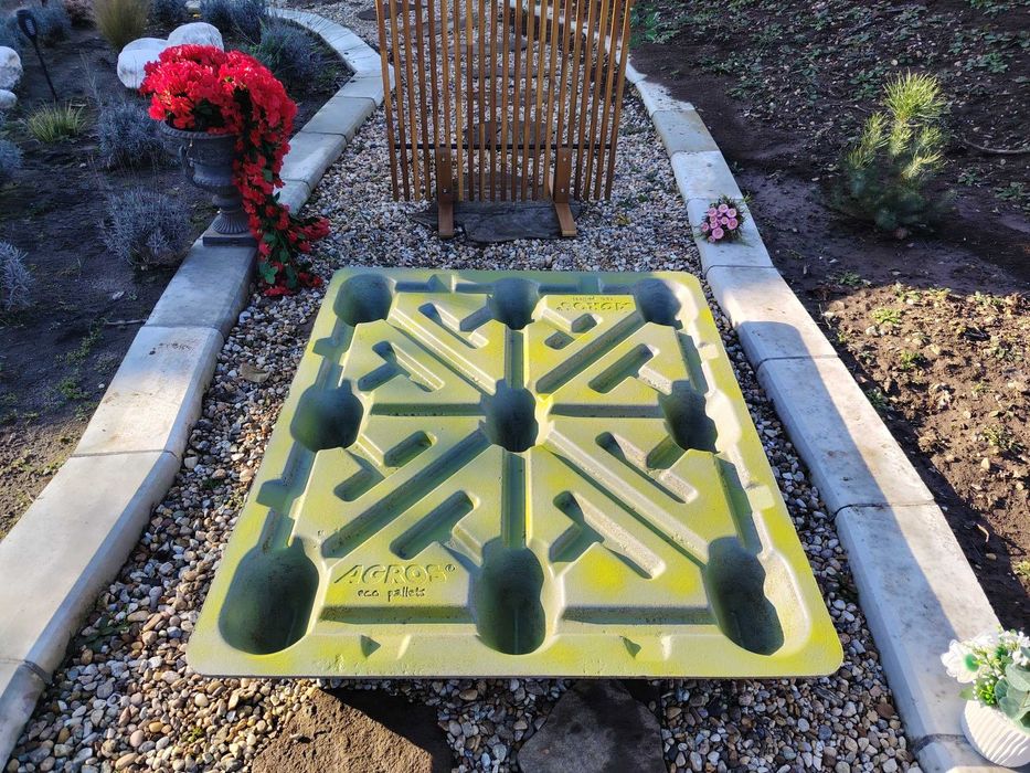 Еко палети от слънчогледова шлюпка