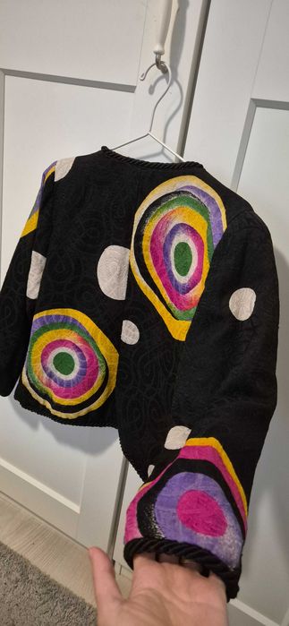 Sacou Renzo din mătase si lână