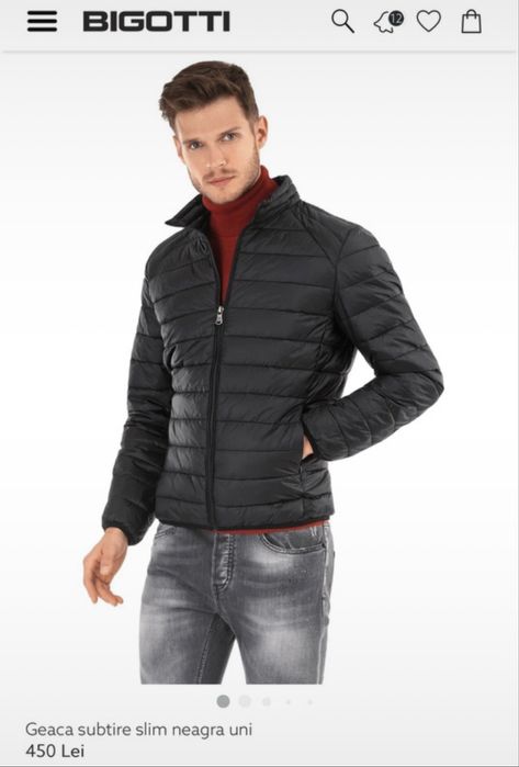geaca subtire bigotti