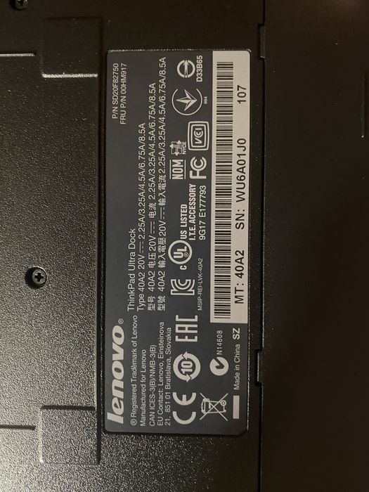 Workstatation "ULTRADOCK" Thinkpad