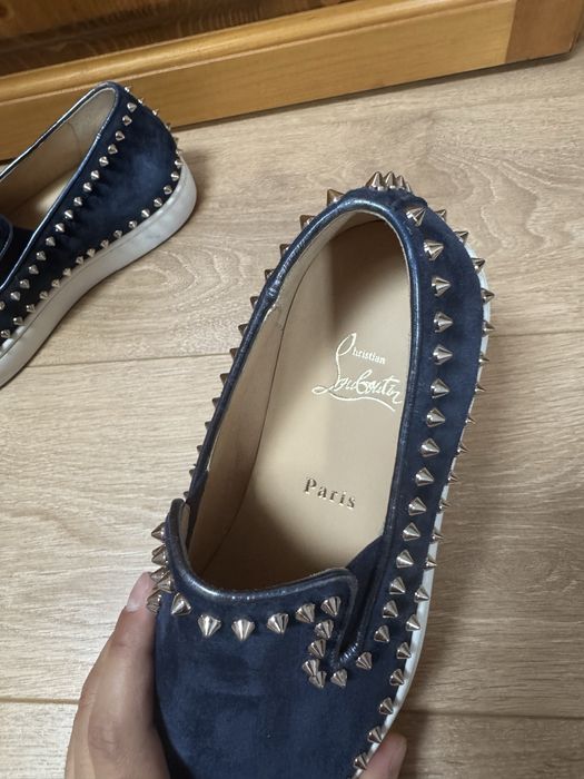 Sneakersi slip-on Christian Louboutin Roller Boat low trainers