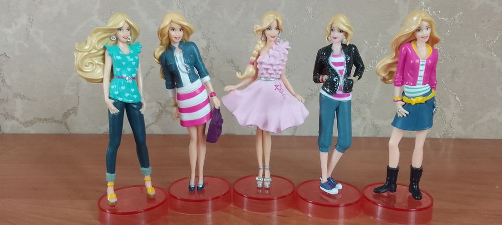 Фигурки Барби 13см 5 штук