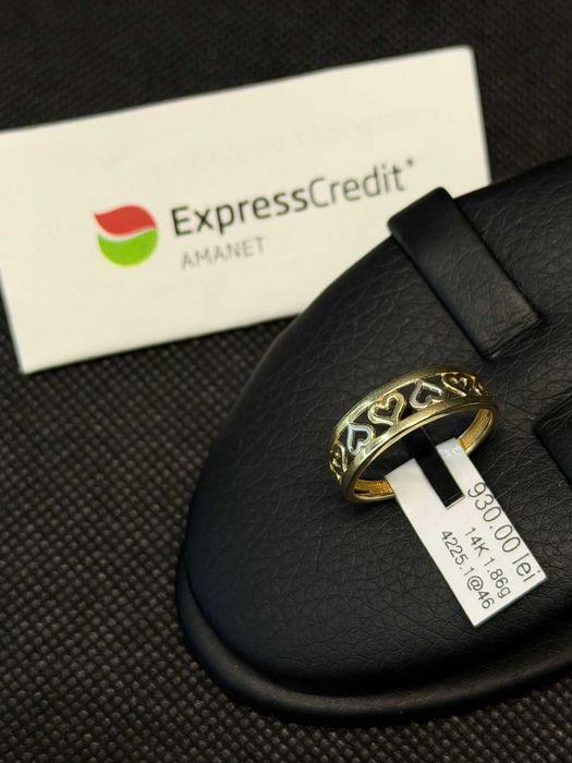 (AG51) Inel aur 14k 1.86g b4225 - Garantie 2 ani!