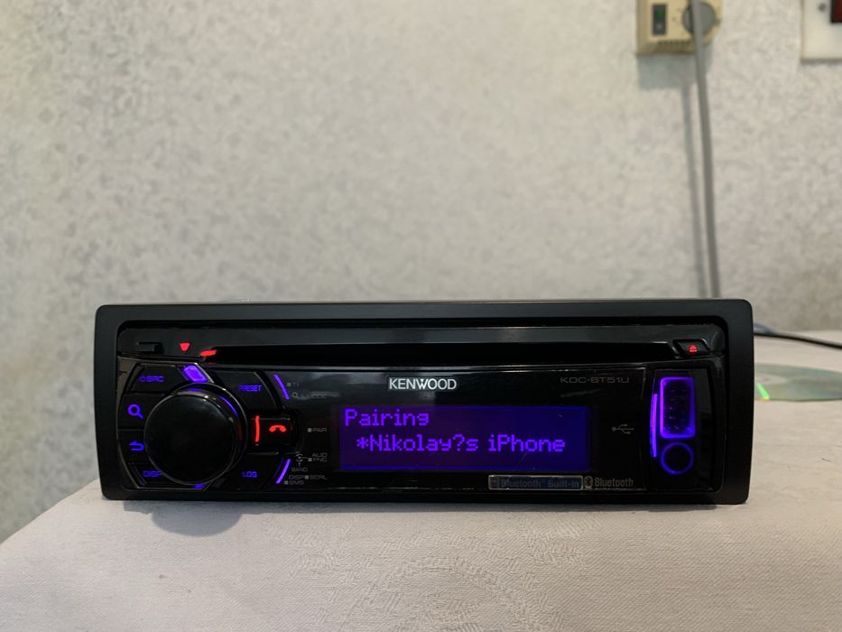 Авто Cd Kenwood Bluetooth