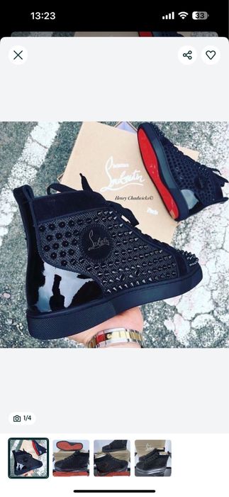 Louboutin high sneakers *calitate premium*