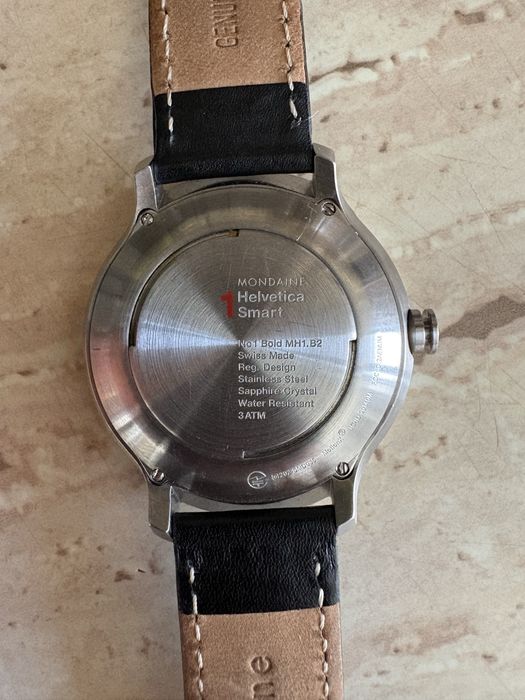 mondaine helvetica 1 smart limited edition (mh1.b2s80) diameter