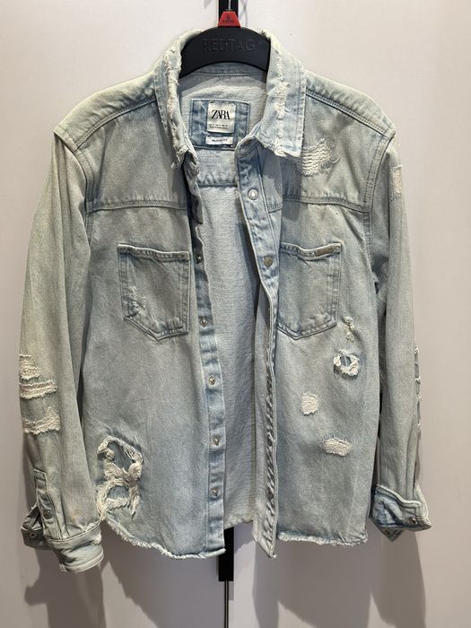 Джинсовая рубашка Zara на подростка