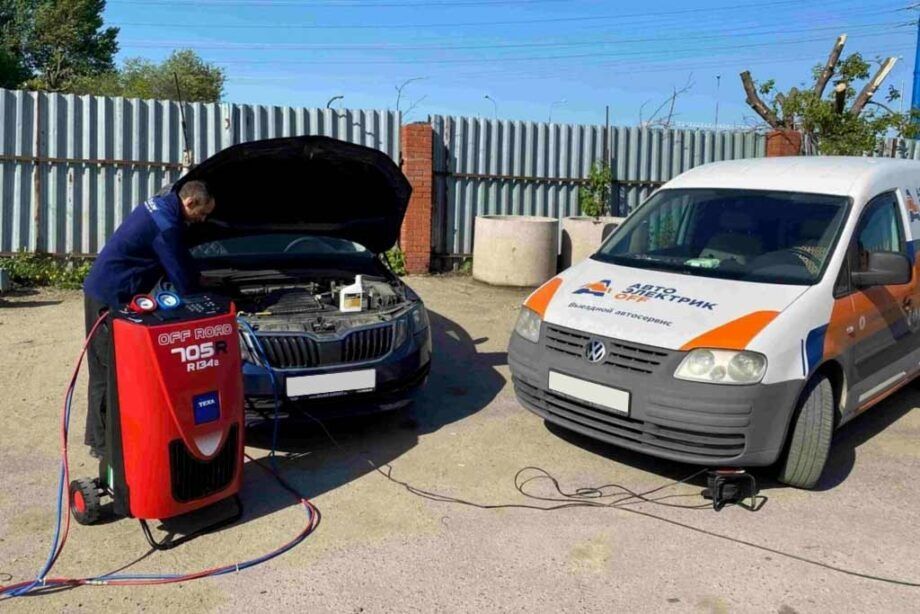 Прикурить авто в Астане