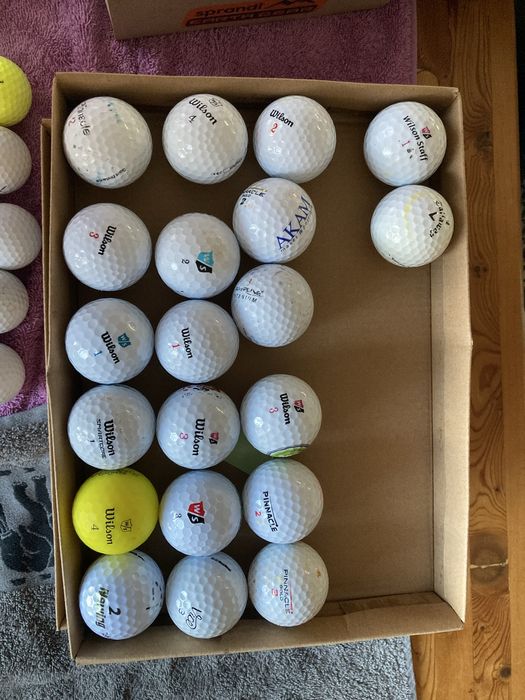 20 броя чисти голф топки Wilson, Pinnacle- готови за игра