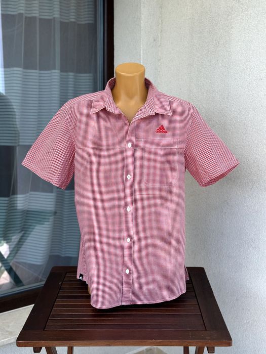 Мъжка риза с къс ръкав Adidas - размер XL, КАТО НОВА