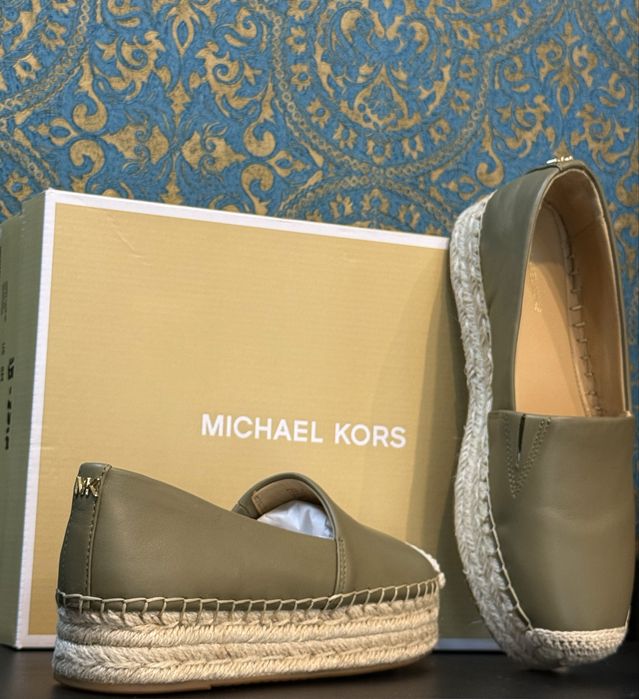 Michael Kors дамски еспадрили маслено зелен 37-39