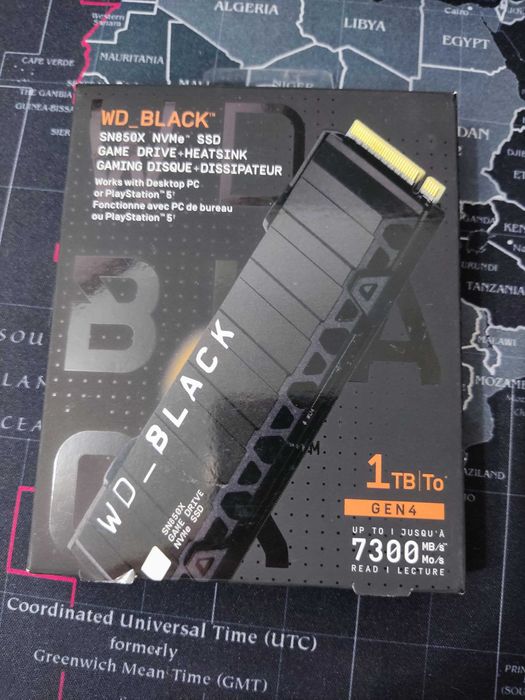 WD BLACK sn850x 1tb heatsink open box