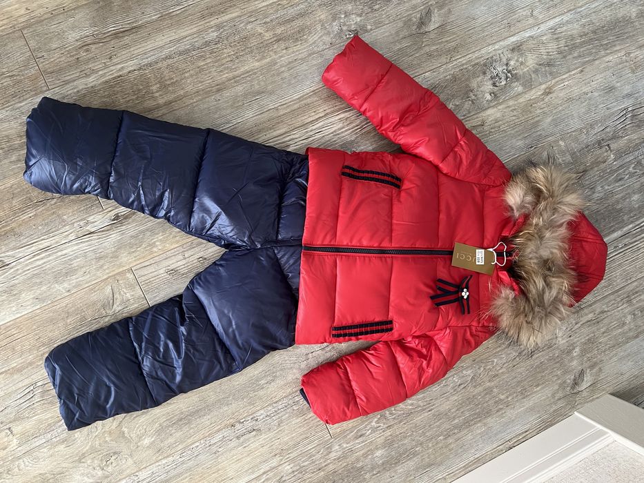 Зимний комплект, куртка с комбинезоном