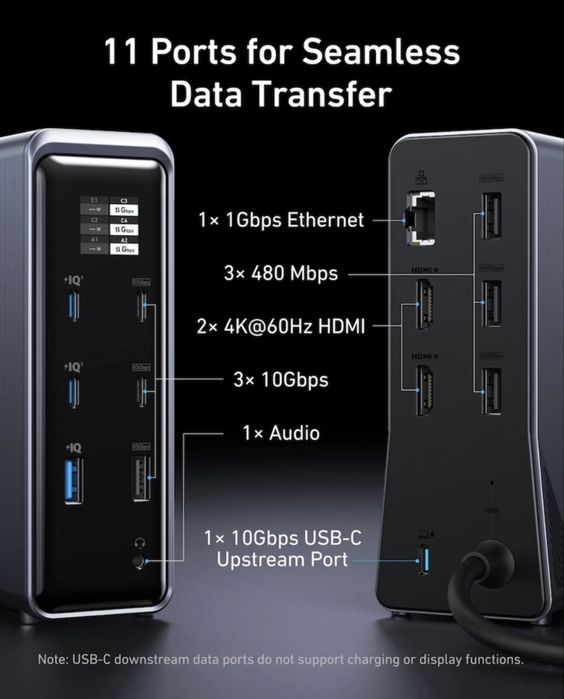 Incarcator/Docking Station Anker Prime  14in1 160W GaN AC-DC