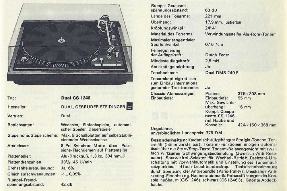 Pickup Dual CS-1246