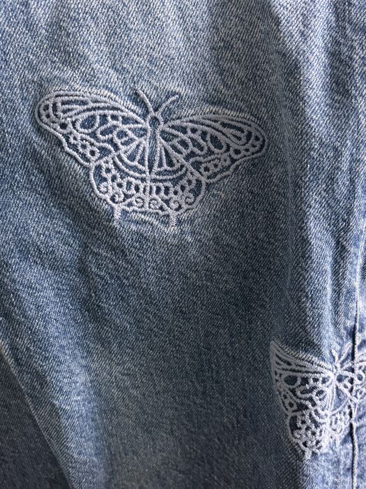 Джинсы Zara для девочки с бабочками