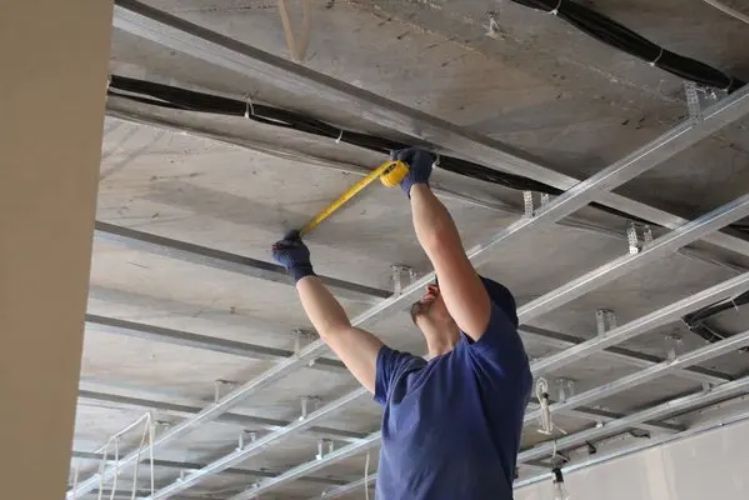 Монтаж гипсокартона