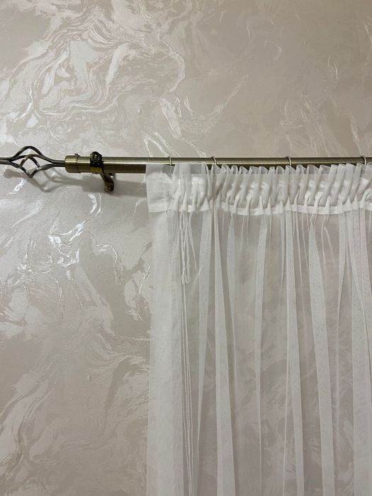 Карниз и шторы 4000тг