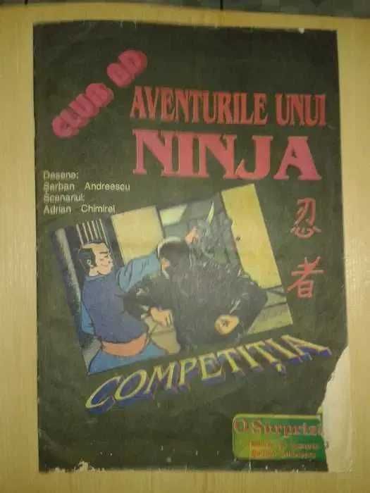Revista romaneasca de benzi desenate Aventurile Unui Ninja- Competitia