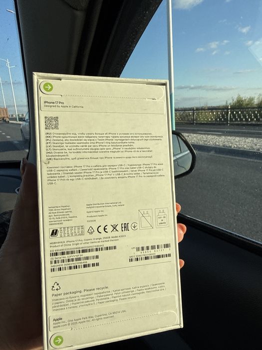 Iphone 17 pro 256 новый