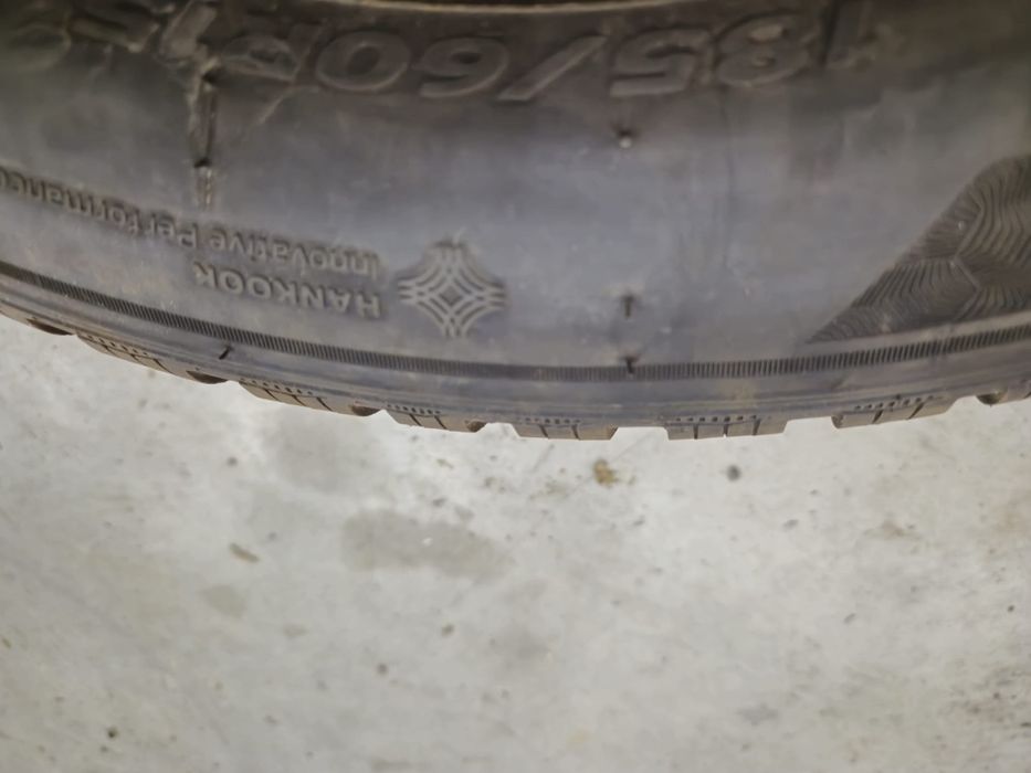 4 anvelope iarna Hankook 185 60 15 ca și noi // Dot 2025