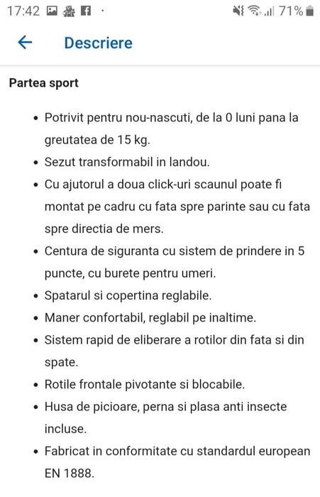 Carucior Chipolino Fama 2 in 1