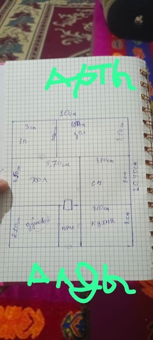 Салынып бітпеген Үй сатылады