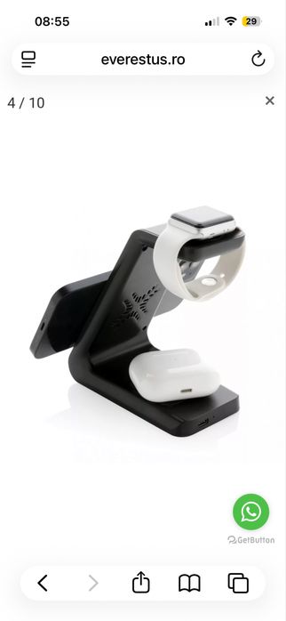 Incarcator wireless 15w 3x1