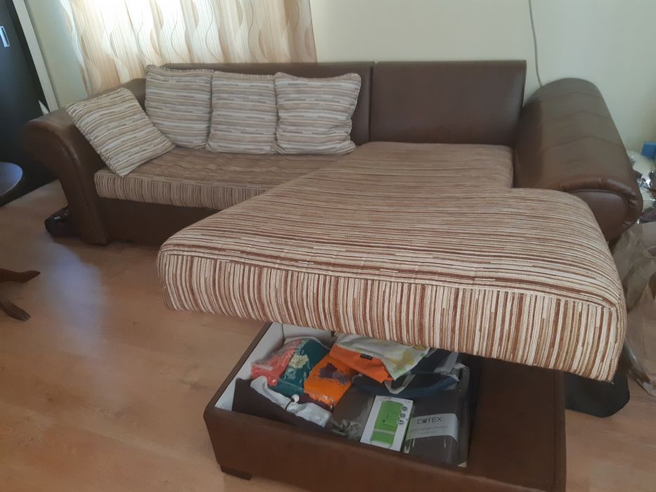 Диван - разпъващ се, с ракла под лежанката