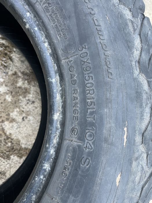 Продавам гуми All-Terrain 30/9,5R15