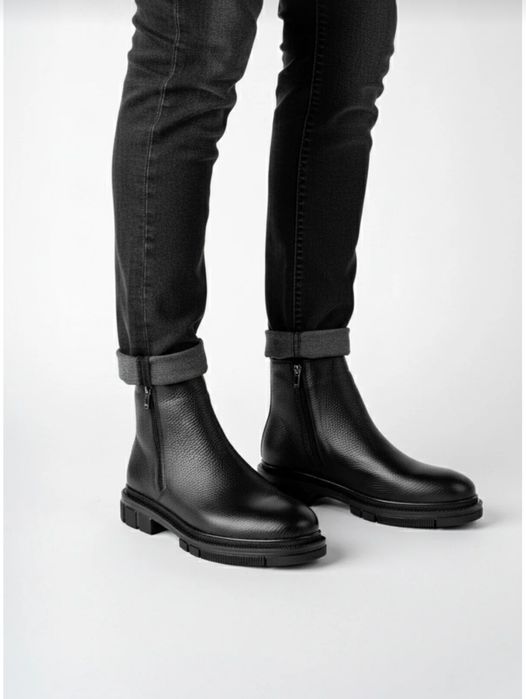 70% ОТСТЪПКА Мъжки Боти  От Естествена Кожа