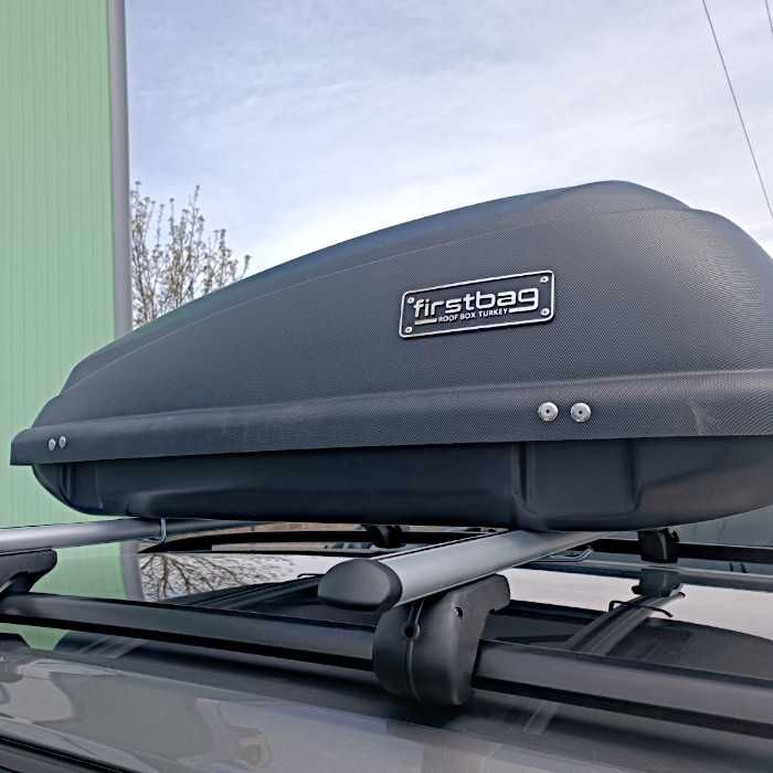 Автобокс FirstBag Еко 370L (черен)