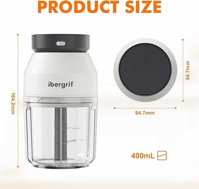 Електрически мулти чопър Ibergrif M503 с капацитет 400 мл