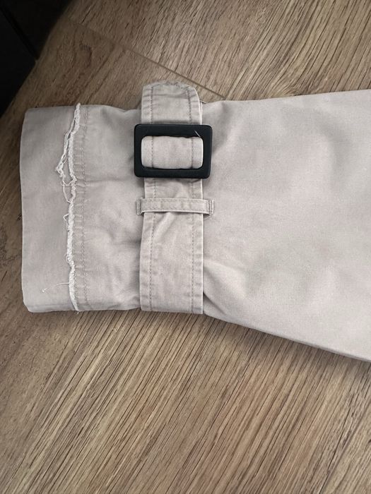 Къс тренч/тренчкот/шлифер Zara, XS размер, бежов цвят