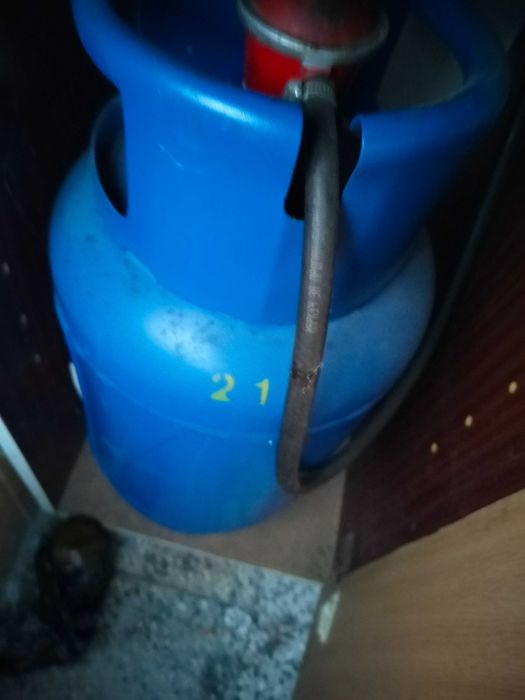 Газов котлон с газова бутилка