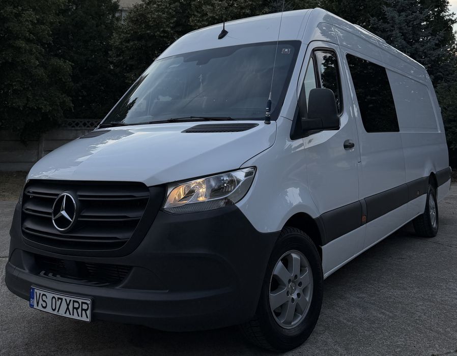 Mercedes Benz Sprinter XXL - 2020 - 2.2 Diesel - Euro 6 - 9 Locuri - Autoturism - Categoria B - Manual - Climatronic - Webasto - Sirocou - Navigatie -