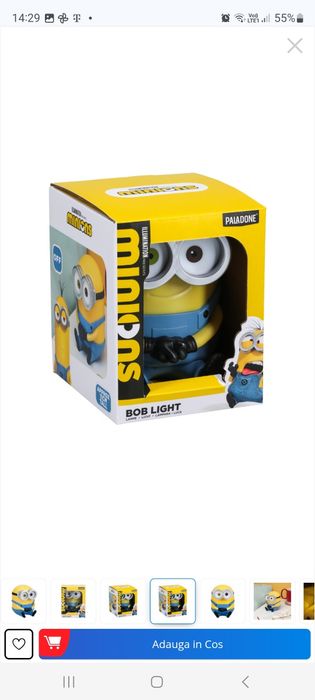 Lampa mini originală Minion Bob