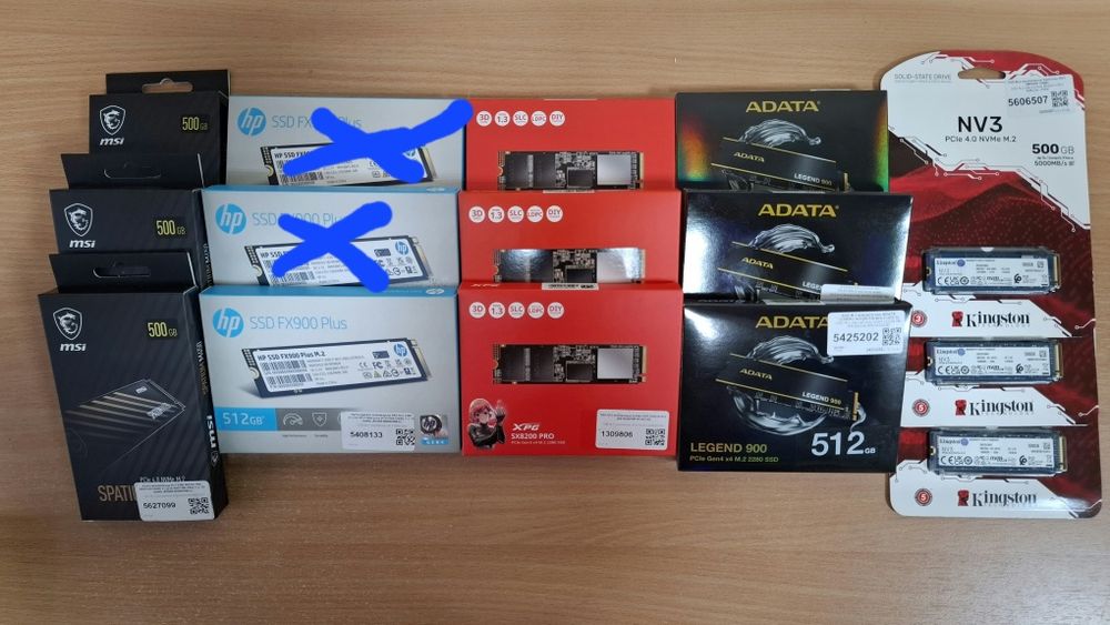 Продам новые SSD диски