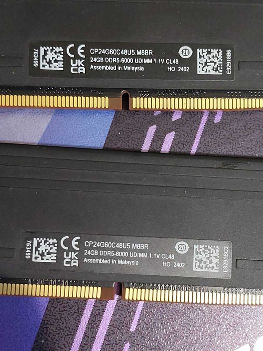 48GB 6000MT/s CL48 - Crucial DDR5 Pro (EXPO, XMP)