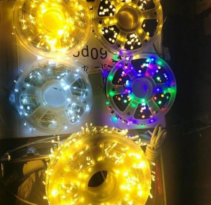 Гирлянды светодиодная лампы, Girlyanda metrli