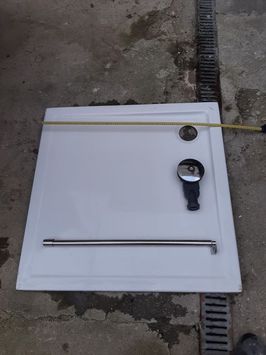 Cădita walkin 90 cm cu panou sticla 90×200