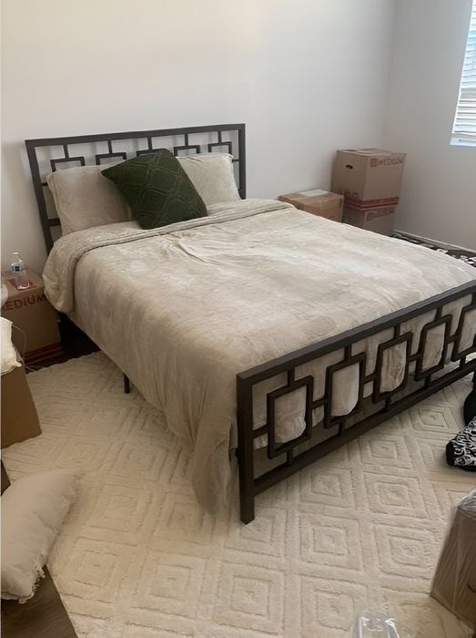 Металлическая Кровать Двухспальная, Темир Кровать Стиле Лофт,