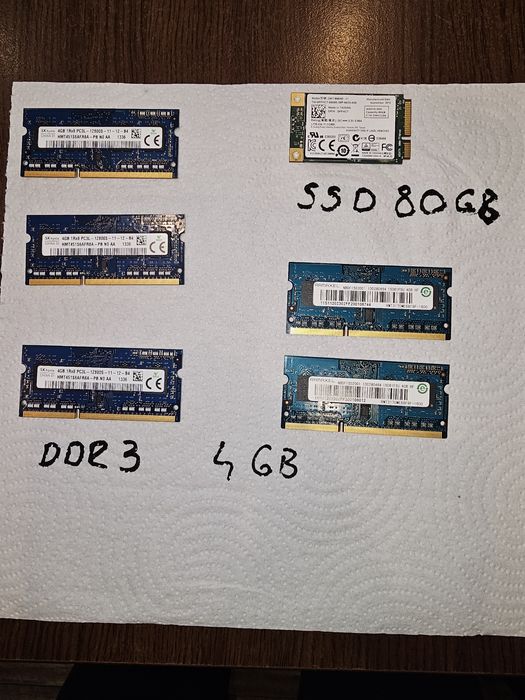 Ddr 3 de 4gb ssd 80 gb